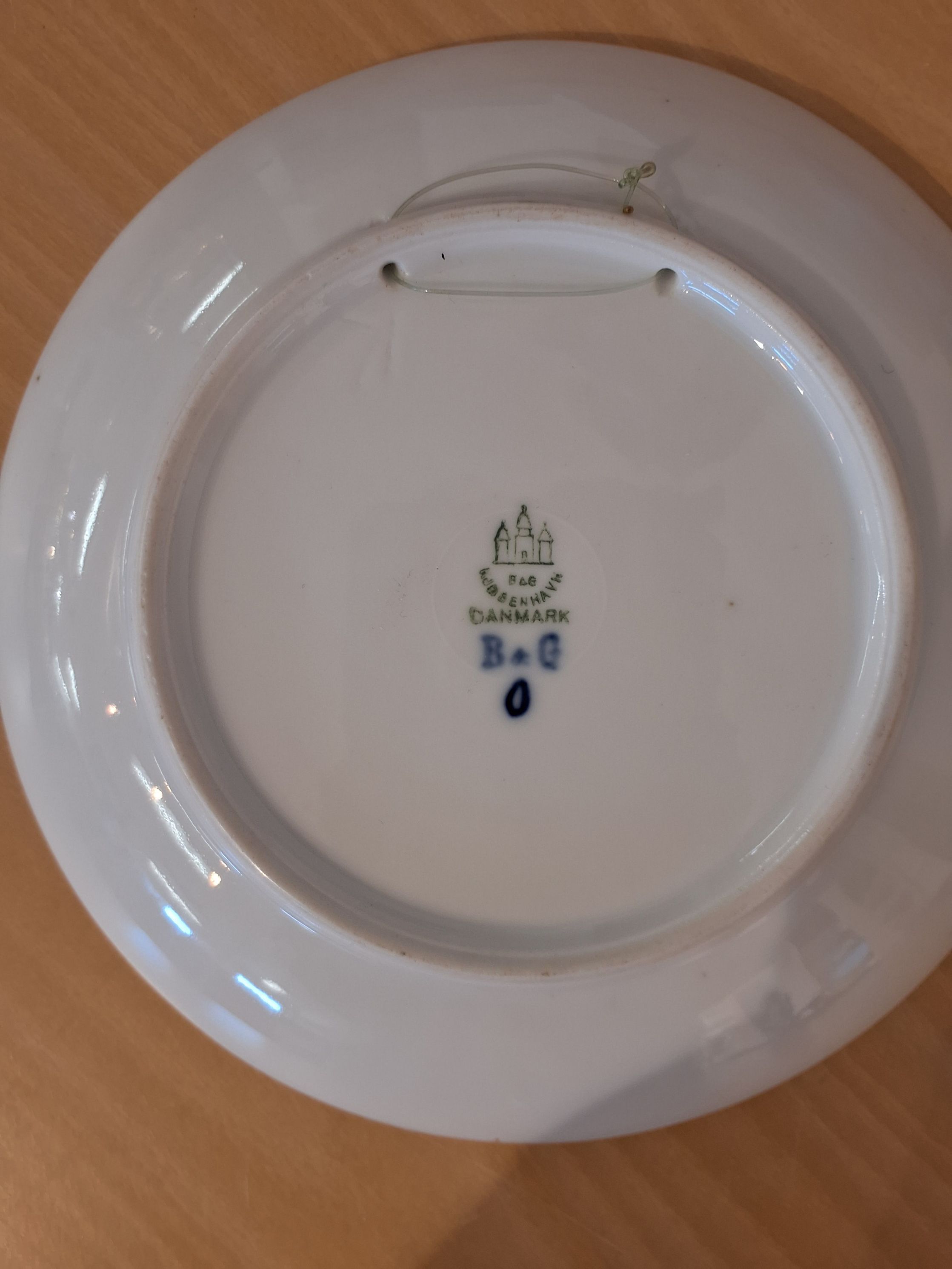 B&G Porcelænplatte CA Jubilæum 1898 - 1923